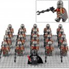21pcs Mandalorian Tribe Warriors Army Star Wars Custom Minifigures Toys Gift