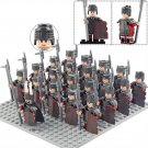 Ancient China Chu Dynasty Heavy Halberd Infantry Army Set 21 Minifigures Lot
