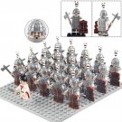 21pcs Northern Dynasty Long Axe Infantry Army Custom Minifigure Building Blocks