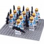 10pcs Star Wars Ahsoka's Clone Trooper Army Custom Minifigure Toys