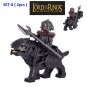 LOTR Uruk-hai Mounted War Wolf 16 Minifigures Set