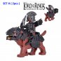 LOTR Uruk-hai Mounted War Wolf 16 Minifigures Set