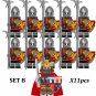 Medieval Knights Infantry Army 96 Minifigures Set