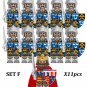 Medieval Knights Infantry Army 96 Minifigures Set