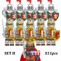 Medieval Knights Infantry Army 96 Minifigures Set
