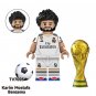 8pcs Football Stars Minifigure Set with Trophies and Balls