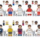 10pcs European Club Football Minifigures with UCL Cups