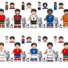 10pcs European Football Star Minifigures Collection