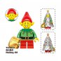 8pcs Christmas Theme Minifigures Set with Gift Bags