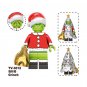 8pcs Christmas Theme Minifigures Set with Gift Bags