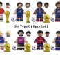 68pcs Football Star Minifigures Set with Trophies & Balls