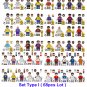 68pcs Football Star Minifigures Set with Trophies & Balls