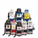 American Hockey Team Players 8 Minifigures Set