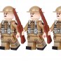 WW1 British 50th Infantry 10 Minifigures Set