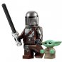 Star Wars Mandalorian Darksaber & Grogu 1 Minifigure Set