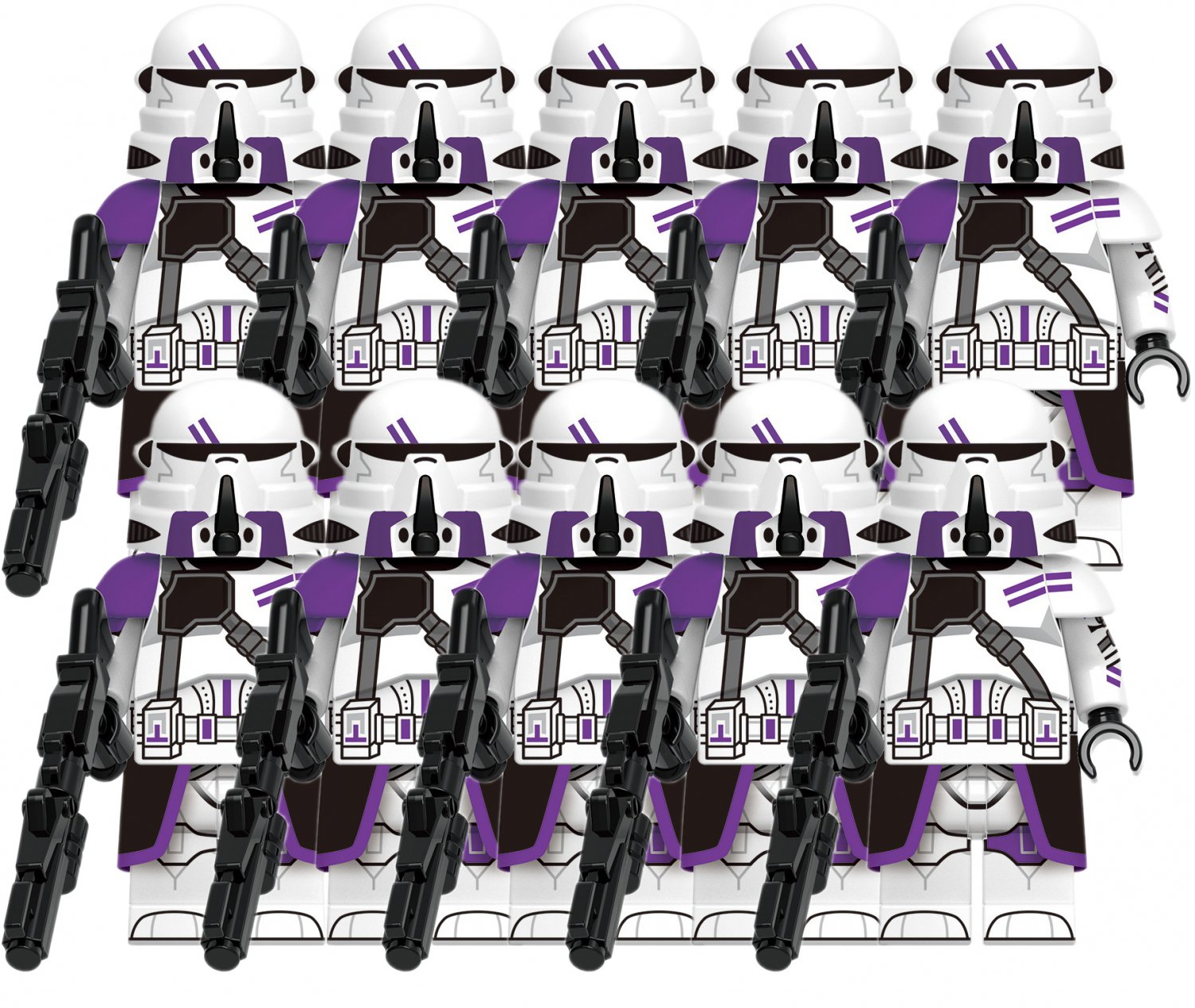 Clone Wars 187th Airborne 10 Minifigures Set