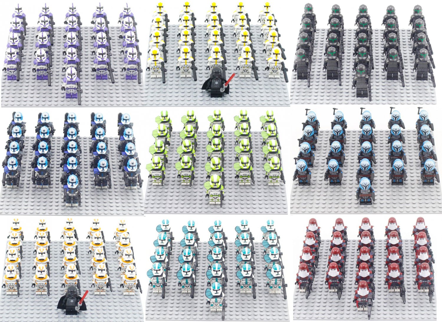 Star Wars Republic Clone Legion 210 Minifigures Lot