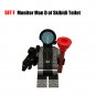 TV Man A Skibidi Toilet Custom Minifigure Building Blocks Toy