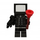 TV Man B Skibidi Toilet Custom Minifigure Building Blocks Toy
