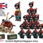 British Royal Fusiliers B Napoleonic War Custom Minifigure Building Toy