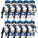 10pcs Clone Wars ARF Sergeant Clone Troopers Custom Minifigures Toys