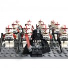 13pcs Red Clone Troopers Army Minifigures Custom Set