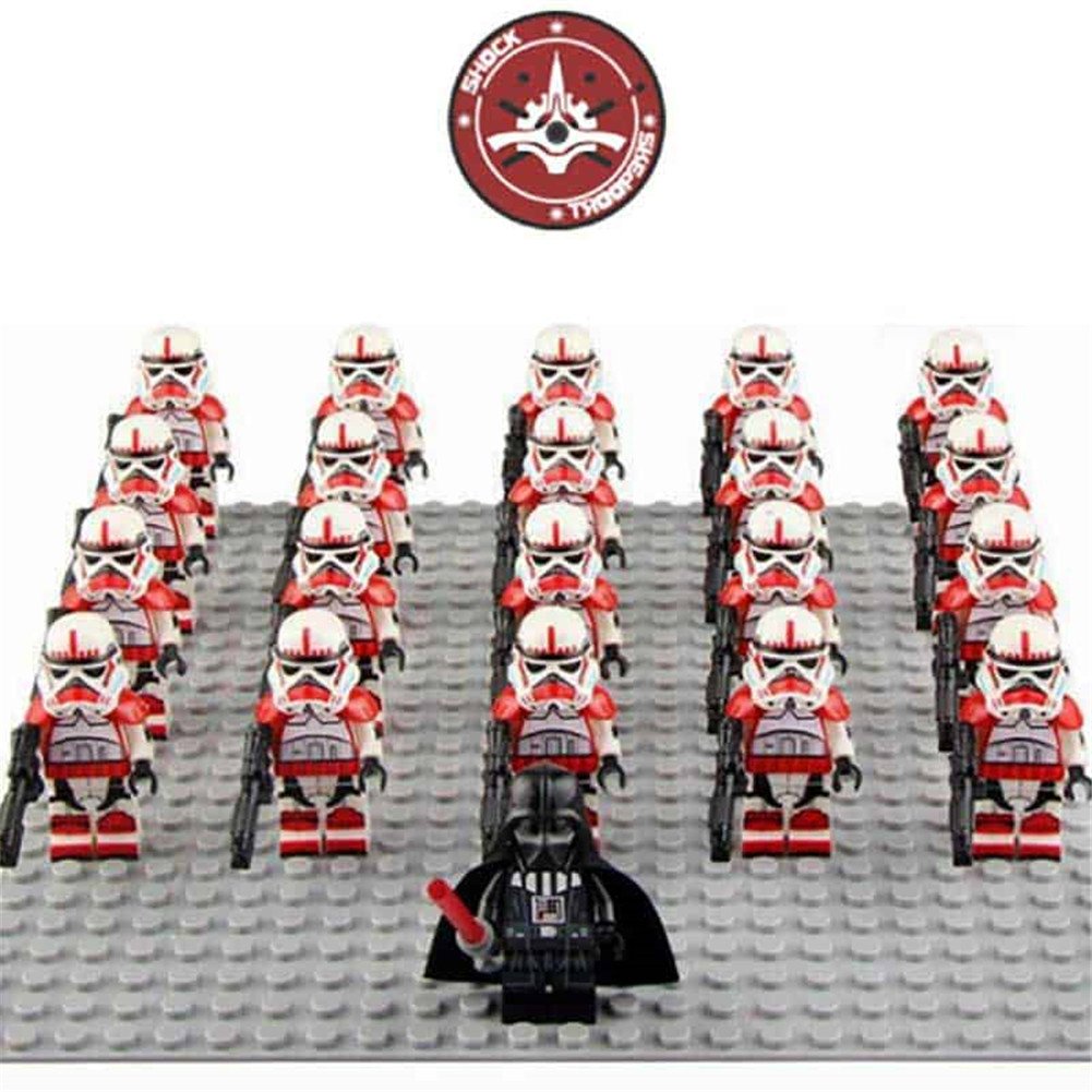 Mandalorian Darth Vader Shock Trooper Minifigures Lego Compatible Star ...
