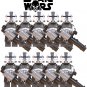 10pcs Heavy Infantry Wolfpack Soldiers Minifigures Star Wars Clone Set