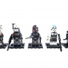 5pcs Clone Wars Bad Batch Commando Special Clone Forces 99  Minifigures Toys
