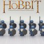 LOTR Armed Heavy Cobalt Mountain Dwarves Army Set 10 Minifigures Lot
