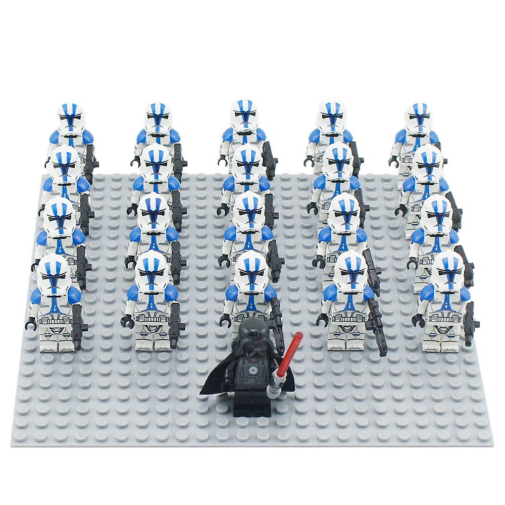Star Wars Darth Vader and 501st Imperial Legion (Vader's Fist) Army Set 21 Minifigures Lot
