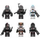 Star Wars Clone Force 99 Heavy Armored Bad Batch 6pcs Minifigures