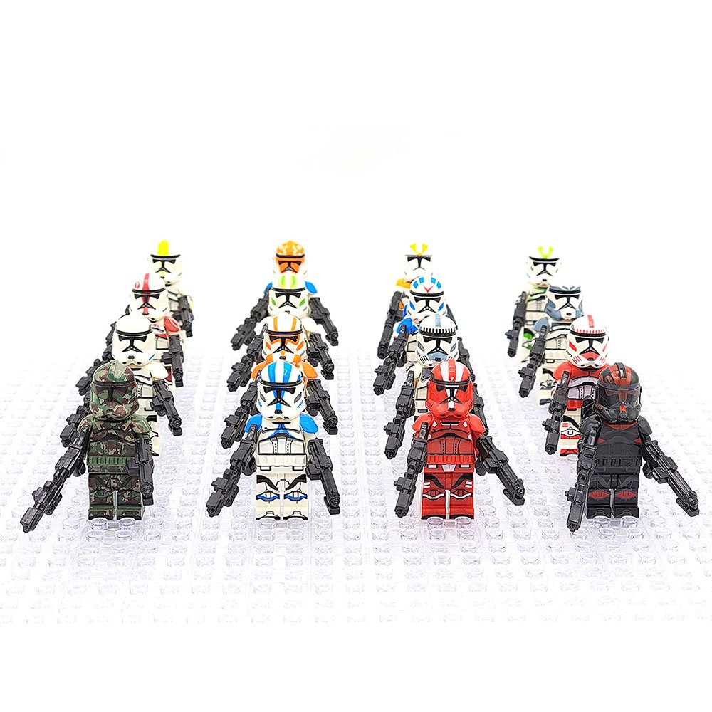 STAR WARS LEGION: PHASE II CLONE TROOPERS ASSORTMENT SET 16PCS