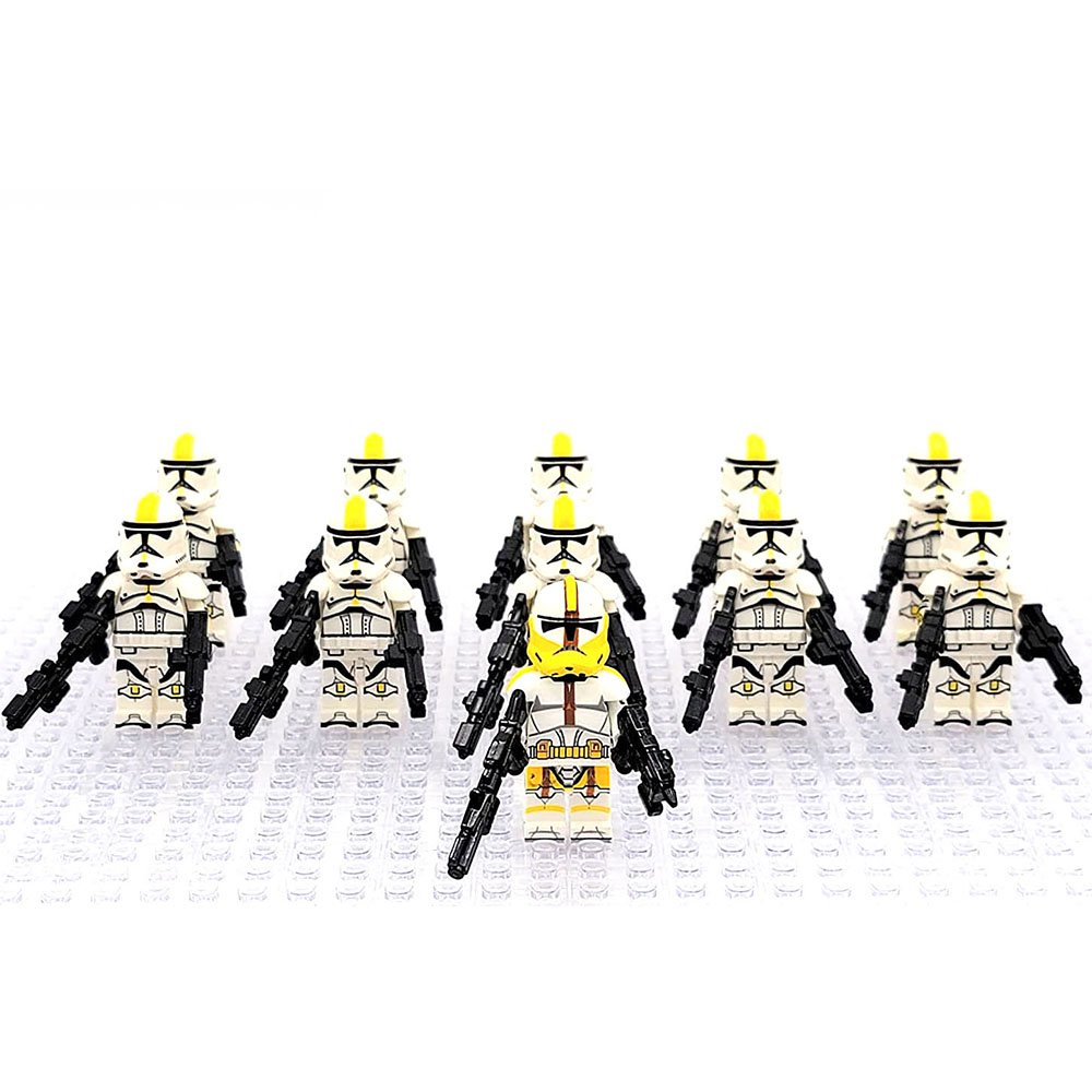 Star Wars Commander Bly & 327th Armored Clone Troopers Army Set 11 Minifigures Lot
