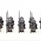 10pcs/set Japanese Samurai (or bushi) Minifigure Building Blocks