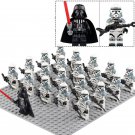 Star Wars Darth Vader 104th Battalion Wolfpack Troopers Army Set 21 Minifigures Lot