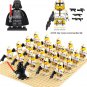 21pcs Star Wars 327th Star Corps Army Set Darth Vader Minifigures Building Blocks