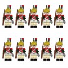 Napoleonic Wars French Dragoons Cavalry Imperial Guard 10 Minifigures Lot
