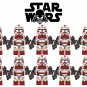 10pcs/set Star Wars Coruscant Guard  K9 Security Unit Troopers Minifigures