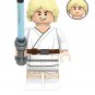 Single Sale Luke Skywalker Jedi Custom Minifigure Building Blocks