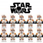 Star Wars Commander Cody (CC-2224) 10PCS Clone Marshal Minifigures Set