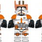 Star Wars Commander Cody (CC-2224) 10PCS Clone Marshal Minifigures Set