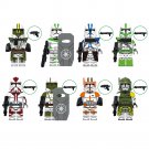 Star Wars Clone Commander Collection 8PCS Minifigures Set