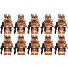 Star Wars 212th Attack Battalion Inverted Clone Troopers 10PCS Minifigures Set