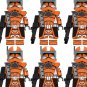 Star Wars 212th Attack Battalion Inverted Clone Troopers 10PCS Minifigures Set