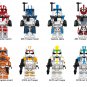 Star Wars Clone Troopers 8PCS Assorted Minifigures Set