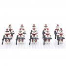 10PCS Clone Wars Battle of Anaxes Clone Troopers Minifigure Set