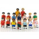 16PCS Football World Cup Stars Minifigure Set
