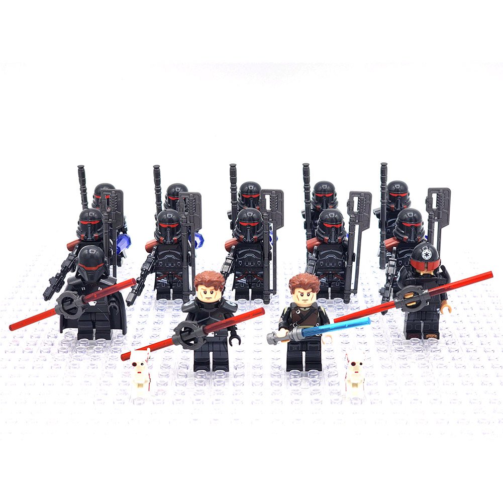14PCS Star Wars Fallen Order Kal Kestis Sisters and Purge Troopers Minifigure Set