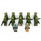 12PCS Star Wars 3921st Forest Battalion and Commander Gree Kashyyyk Minifigure Set